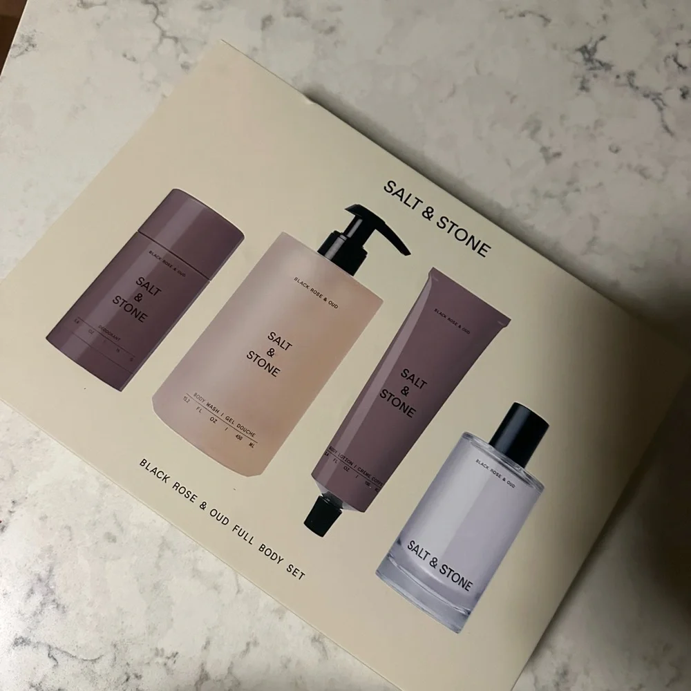 Salt & Stone Black Rose & Oud Full Body Set - Picture 2 of 5